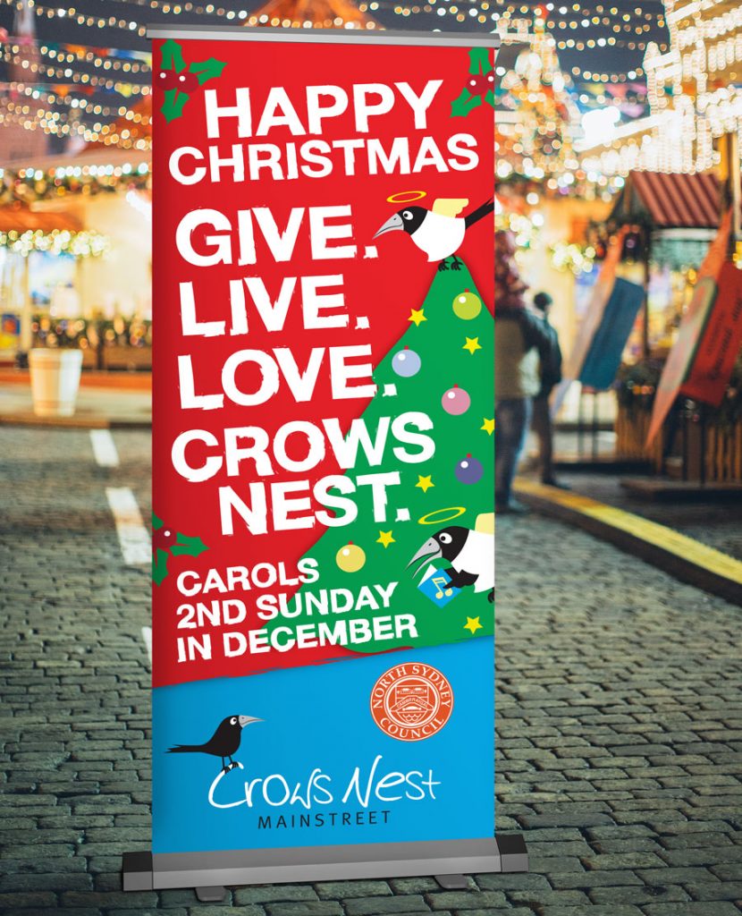 Crows Nest Christmas Banner