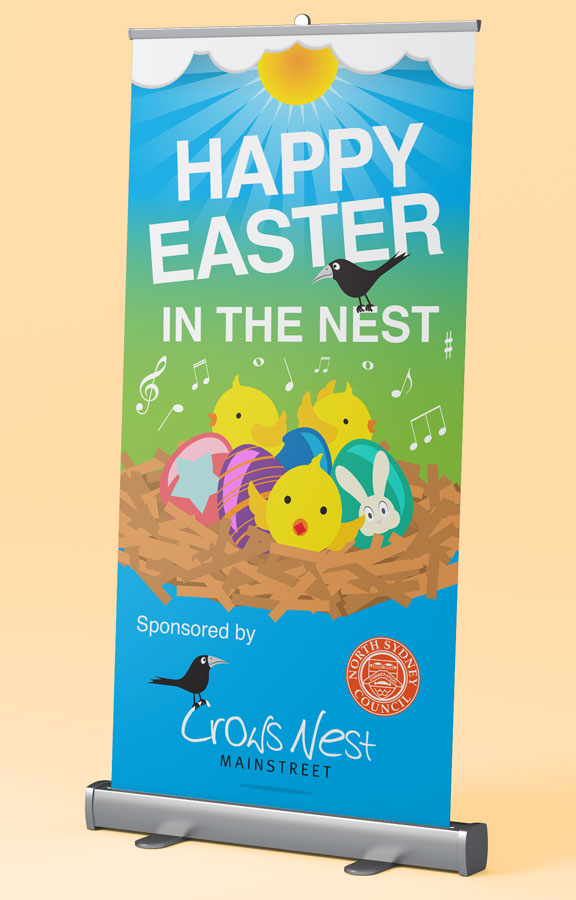 Crows Nest Easter Banner